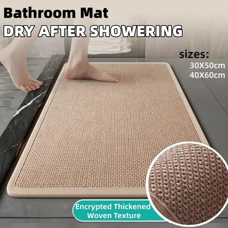 Jet Home Bathroom Mats - Коврик для ванной комнаты, противоскользящий, с