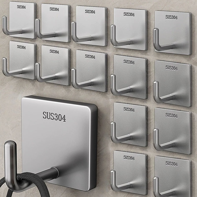 Robe Hook Adhesive - Прочный самоклеящийся крючок из нержавеющей стали