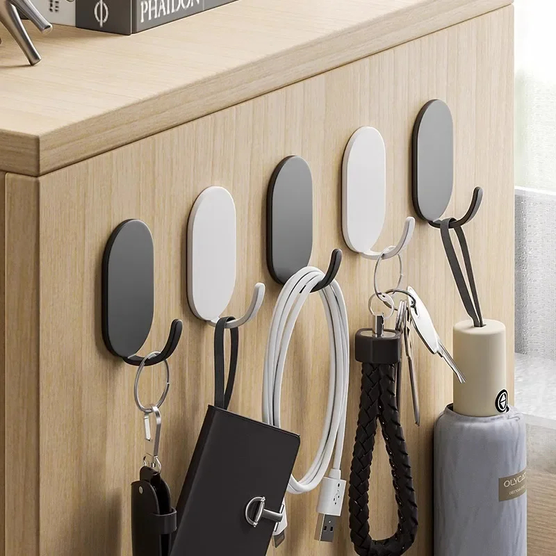 Robe Hook Adhesive - 1/10 шт. Самоклеящиеся настенные крючки для