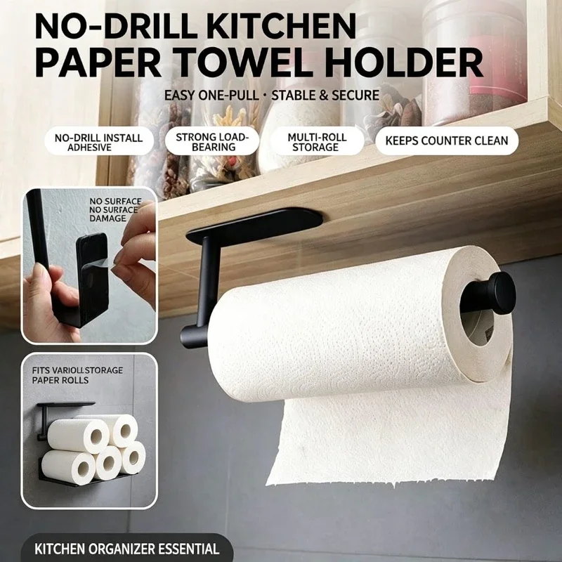 Home Bathroom Wallpaper - Держатель для бумажных рулонов, вешалка для