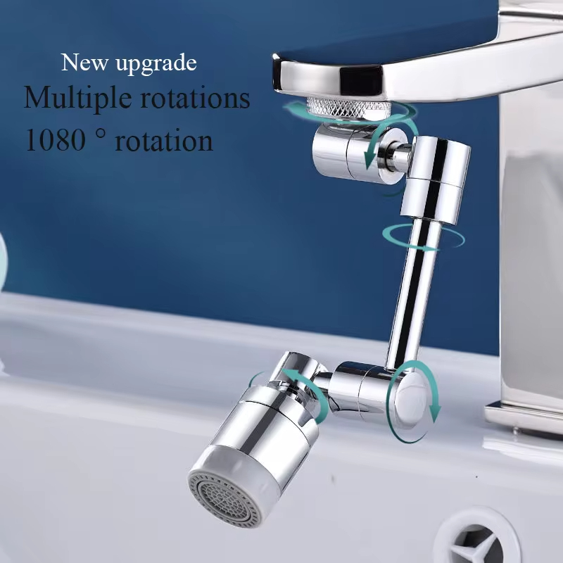 Home Bathroom Taps - Универсальный 1080 ° Поворотный регулируемый смеситель