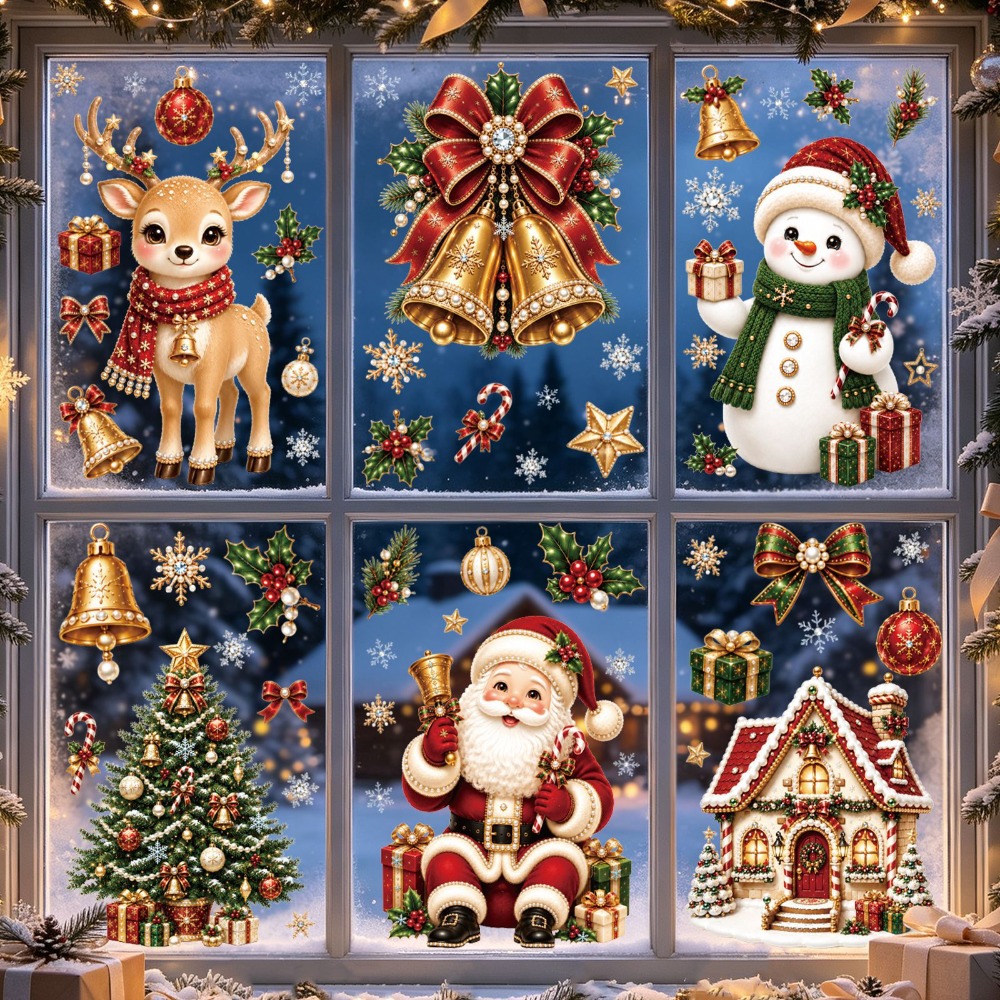 Home Bathroom Wallpaper - Рождество 2027: Новые наклейки на окна