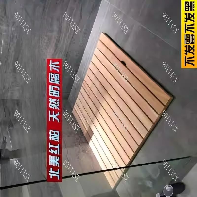 Non Slip Bath Mat - Нескользящий деревянный коврик для ванной, антикоррозийный,