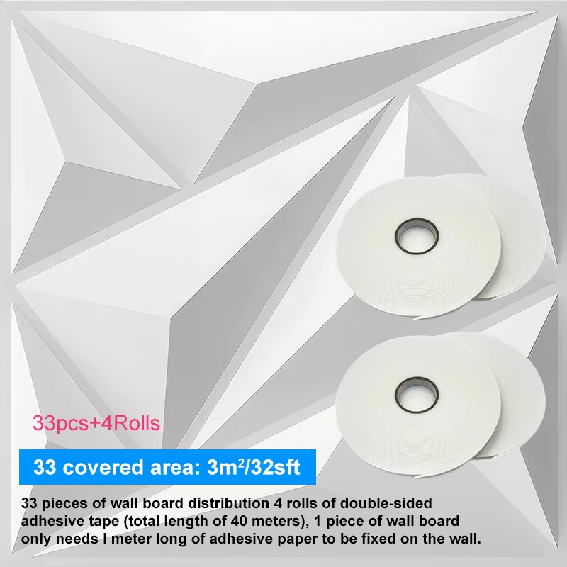 Home Bathroom Wallpaper - Обои для гостиной, 3D трехмерная наклейка