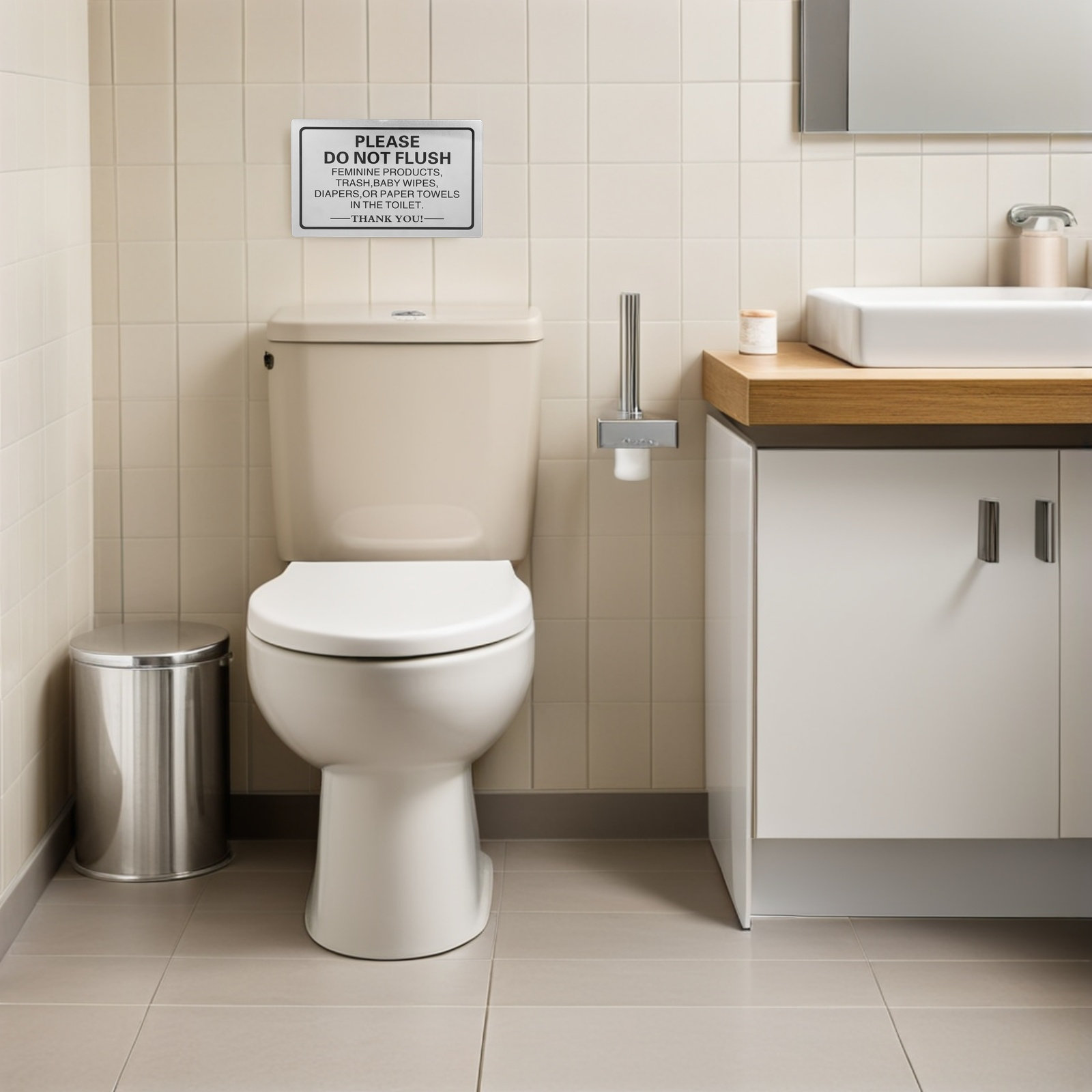 2 шт. алюминиевых табличек для – обзор и цена Home Bathroom Etiquette