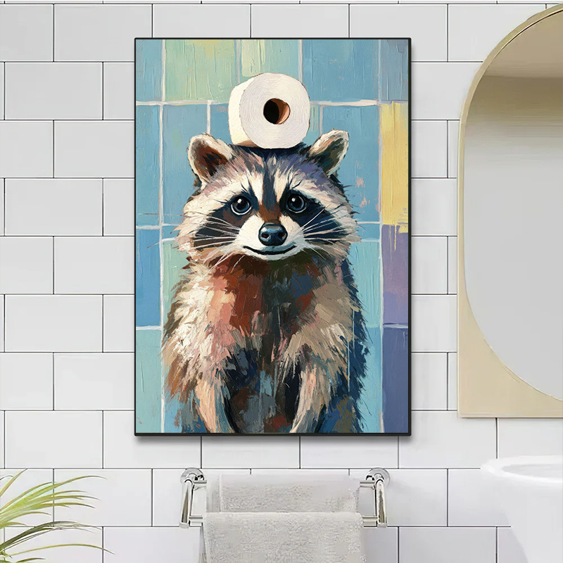 1 шт. безрамный постер с живот – обзор и цена Home Bathroom Wallpaper