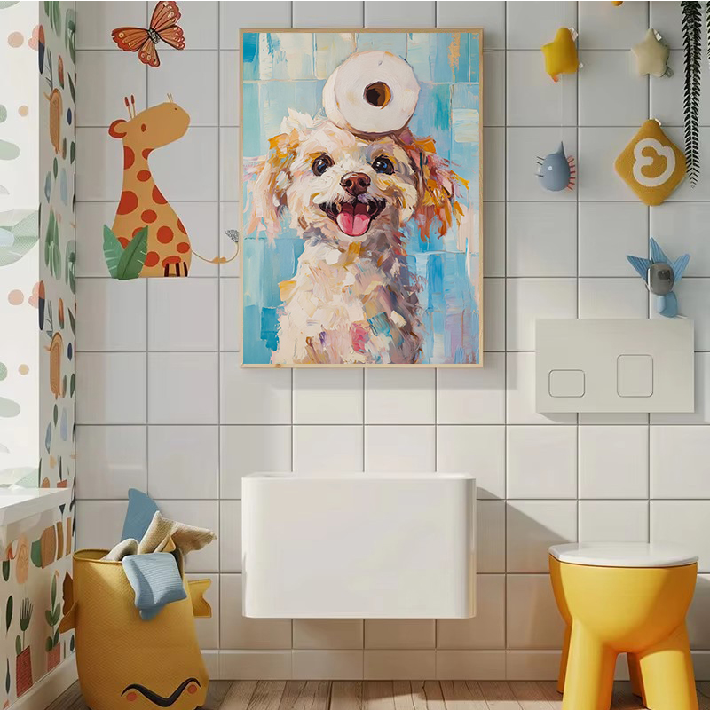 1 шт. безрамный постер с живот – обзор и цена Home Bathroom Wallpaper