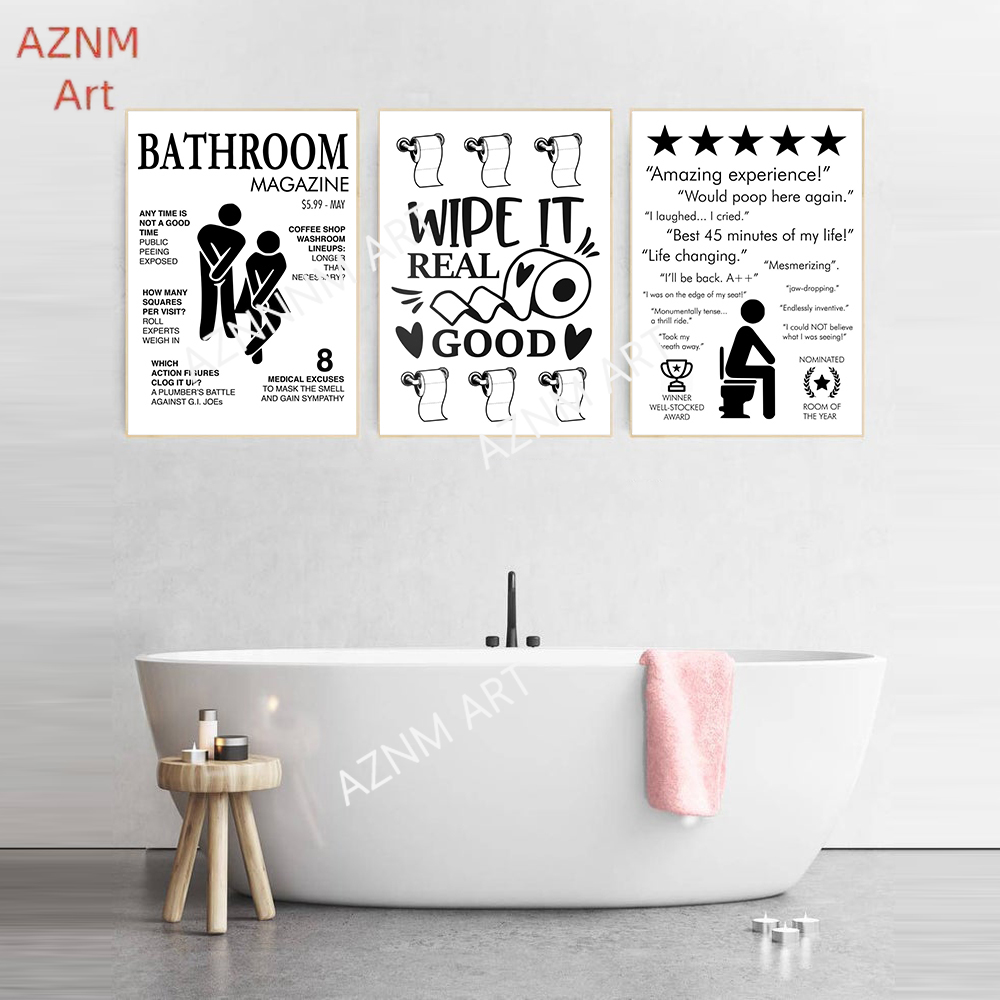 Настенная живопись на холсте,  – обзор и цена Home Bathroom Toilet