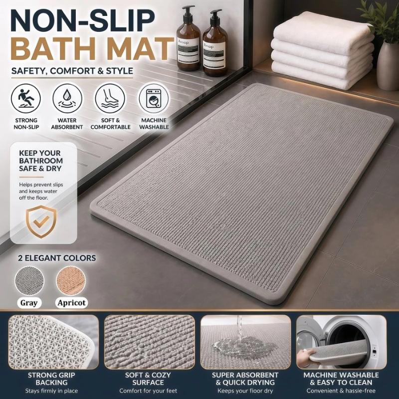 Коврик для ванной комнаты, про – обзор и цена Jet Home Bathroom Mats
