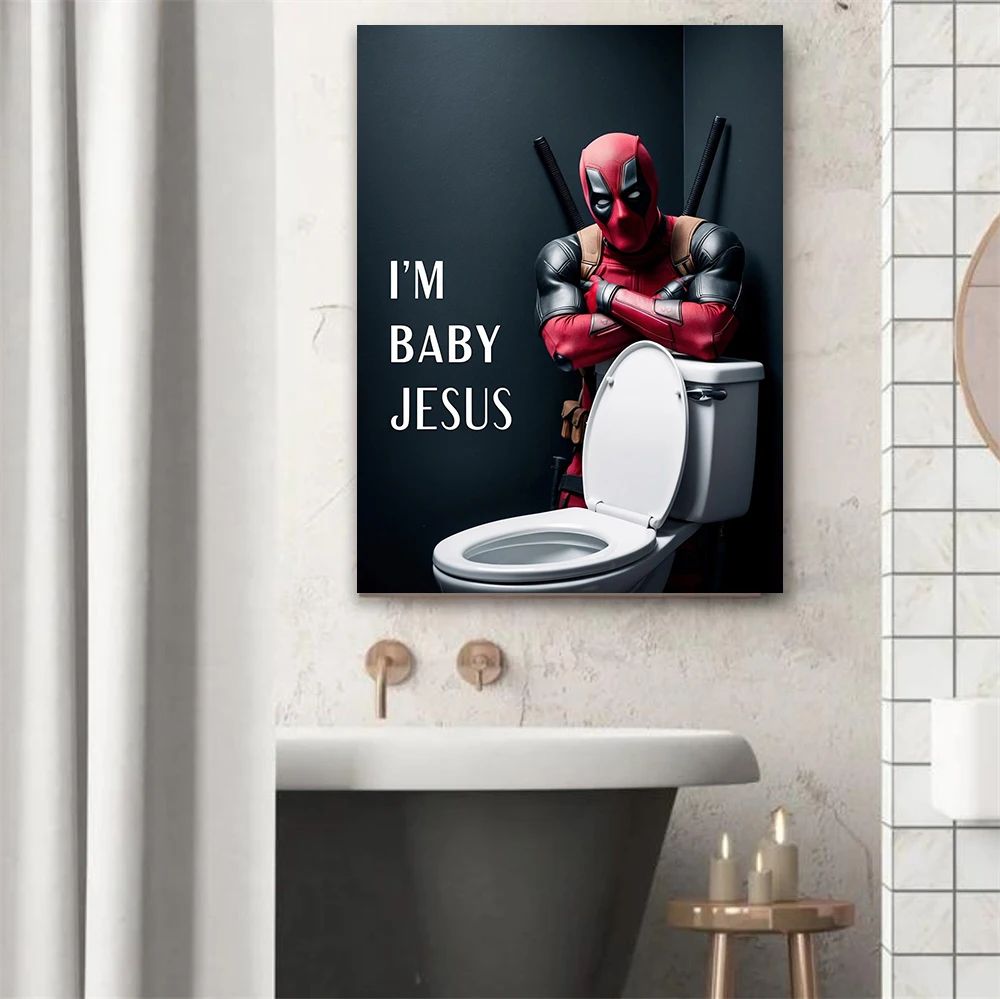 1 шт. безрамный постер для ван – обзор и цена Home Bathroom Toilet
