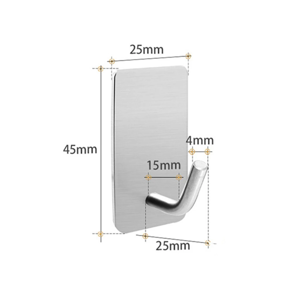1-10 шт. самоклеящийся крючок  – обзор и цена Robe Hook Adhesive