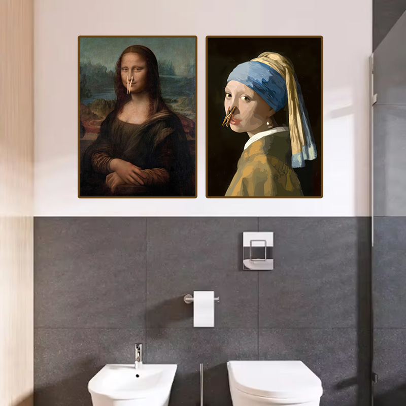1 шт. Забавный абстрактный пос – обзор и цена Home Bathroom Toilet