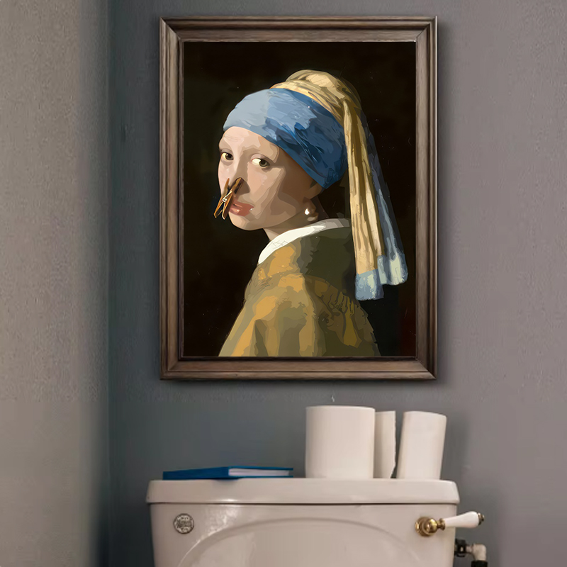 1 шт. Забавный абстрактный пос – обзор и цена Home Bathroom Toilet