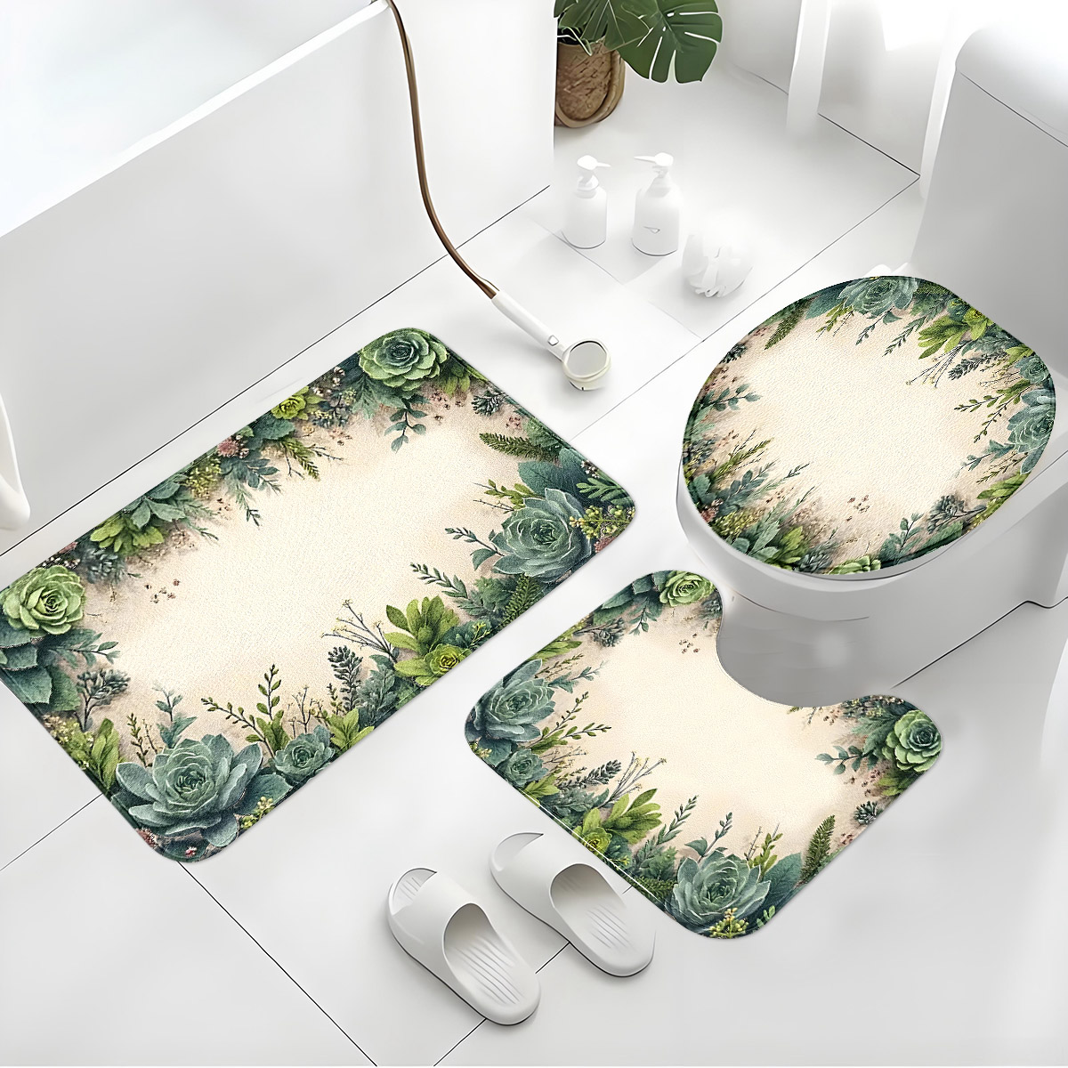Ретро-набор для ванной комнаты – обзор и цена Zara Home Bathroom Mat