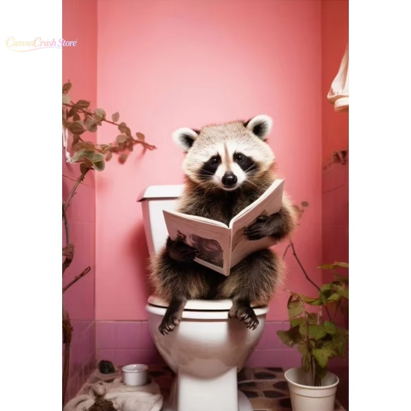 Постеры с изображением животны – обзор и цена Home Bathroom Toilet
