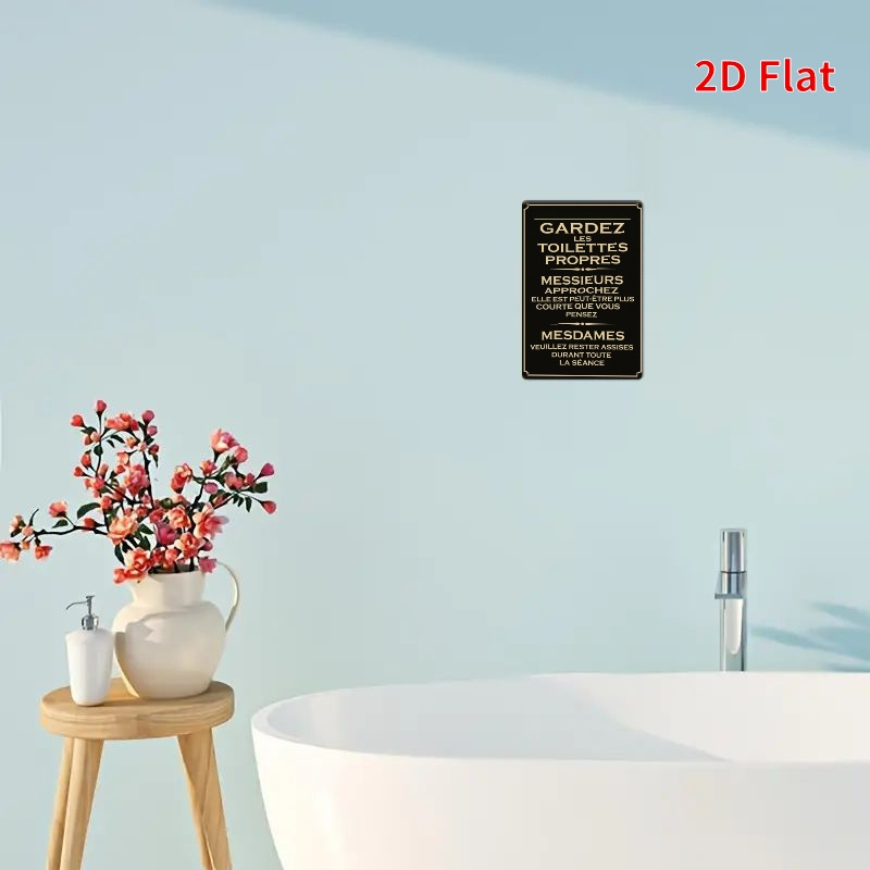 2D Винтажная металлическая таб – обзор и цена Home Bathroom Etiquette