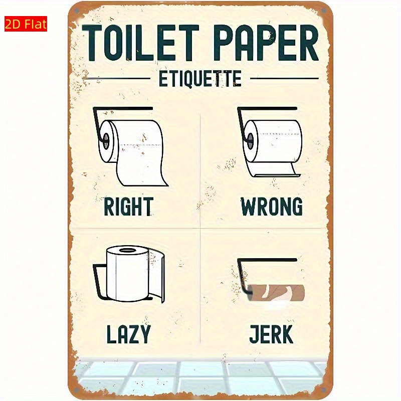 2D алюминиевая настенная табли – обзор и цена Home Bathroom Etiquette