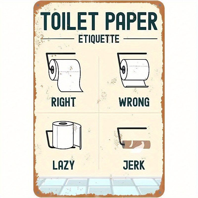 2D алюминиевая настенная табли – обзор и цена Home Bathroom Etiquette