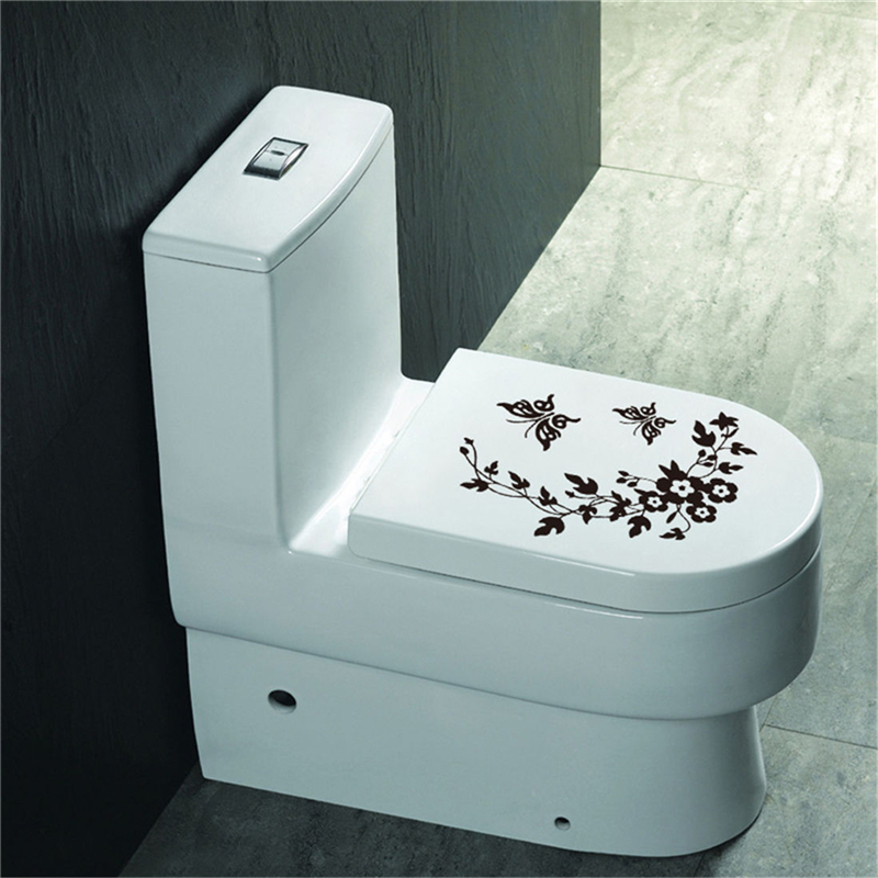 Бабочка, цветок, лоза, наклейк – обзор и цена Home Bathroom Wallpaper