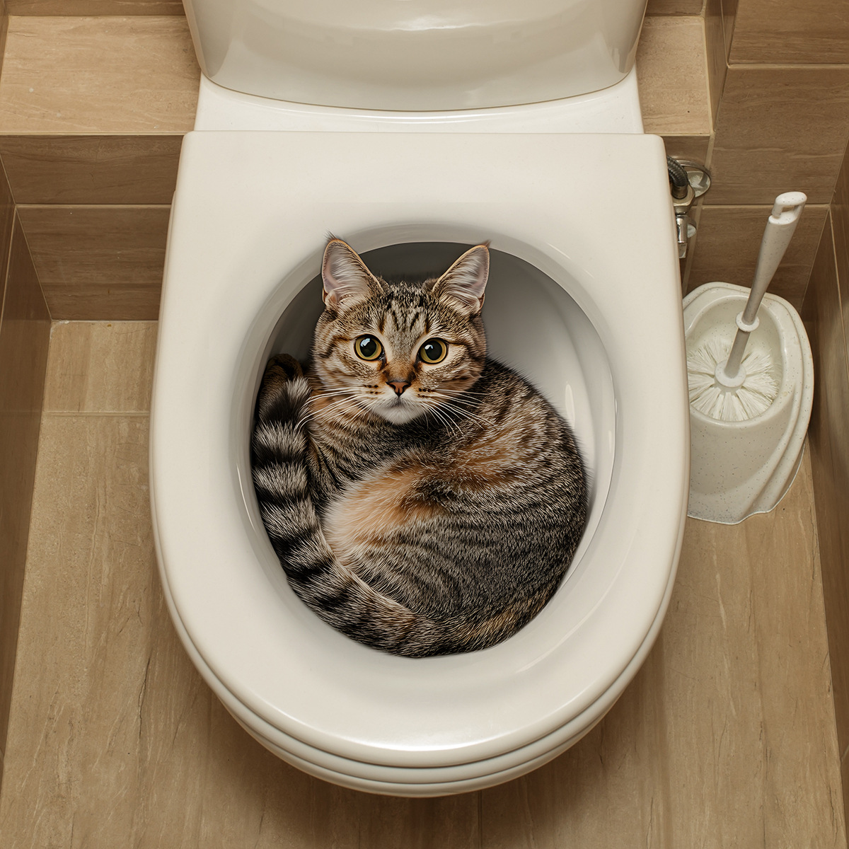 3D забавная наклейка на унитаз – обзор и цена Tiny Home Bathroom Kit