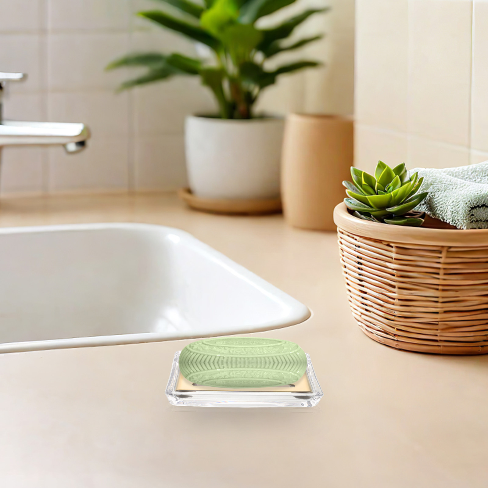 Прямоугольная прозрачная стекл – обзор и цена Glass Soap Dish