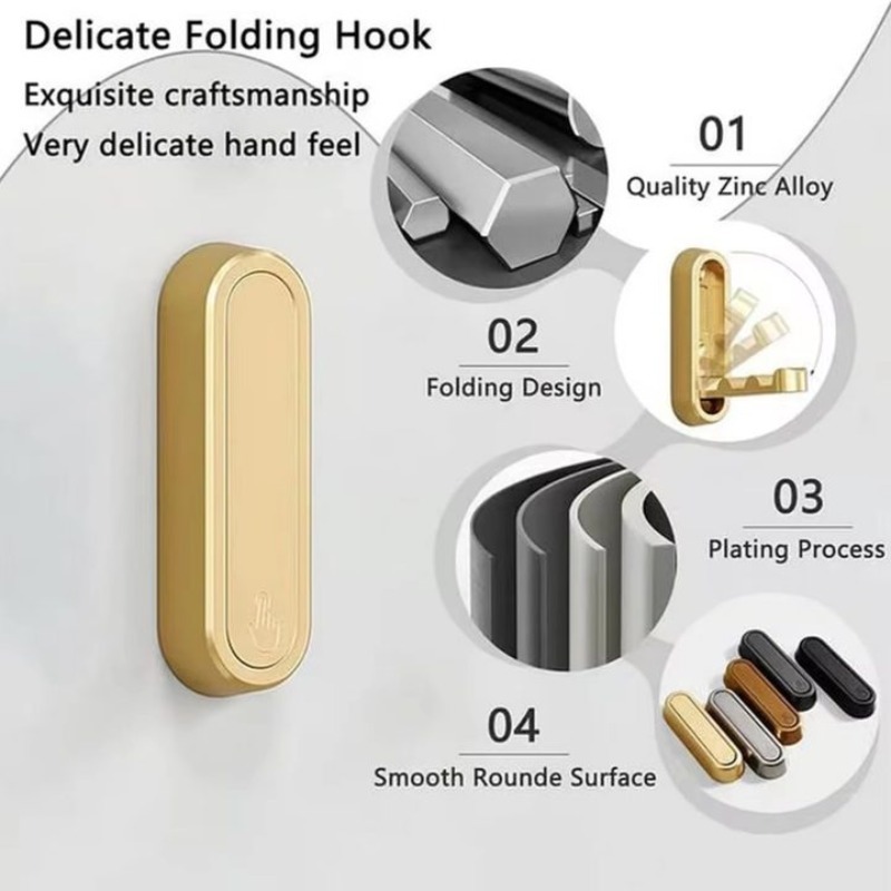 1-3 шт. складных настенных крю – обзор и цена Robe Hook Adhesive