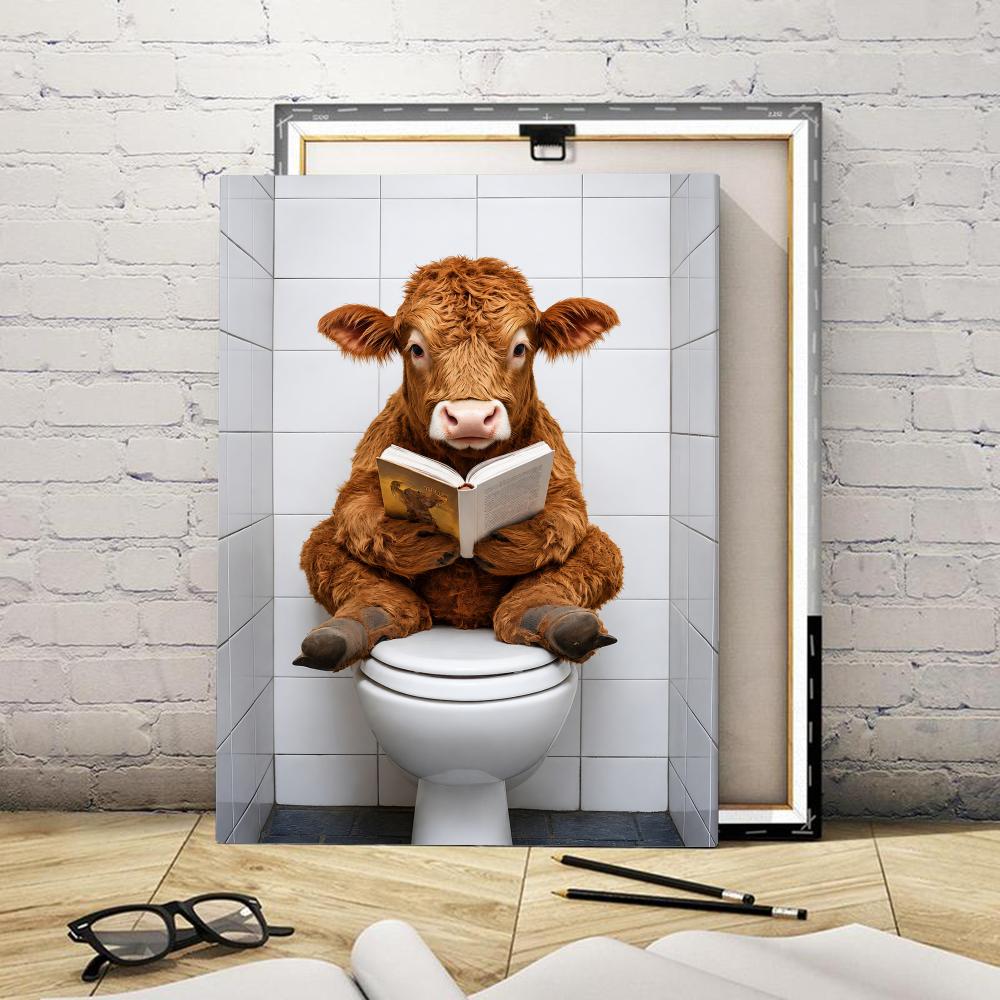 Картина на холсте в деревянной – обзор и цена Home Bathroom Toilet