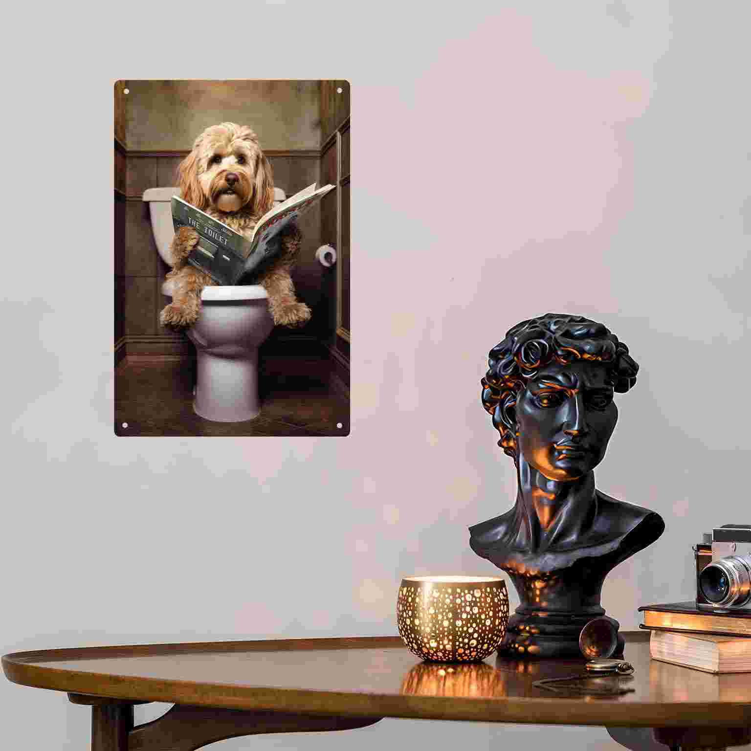 2D плоская металлическая табли – обзор и цена Home Bathroom Decor